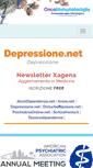 Mobile Screenshot of depressione.net